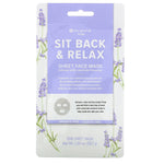 Nu-Pore, Sit Back & Relax Sheet Face Mask, Lavender, 1 Sheet, 1.05 oz (29.7 g) - The Supplement Shop
