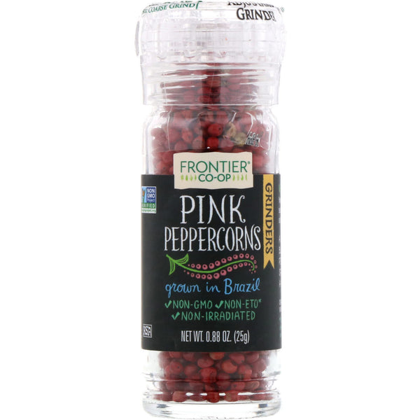 Frontier Natural Products, Pink Peppercorns, 0.88 oz (25 g) - The Supplement Shop