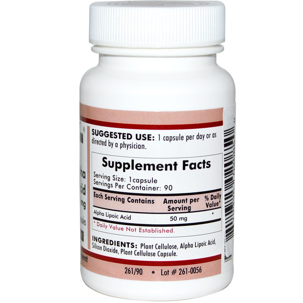 Kirkman Labs, Alpha Lipoic Acid, 50 mg, 90 Capsules - The Supplement Shop