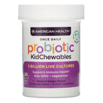 American Health, Probiotic KidChewables, Natural Grape Flavor, 5 Billion Live Culture, 30 Chewable Tablets - The Supplement Shop