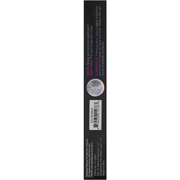 Sigma, E15, Flat Definer Brush, 1 Brush - The Supplement Shop