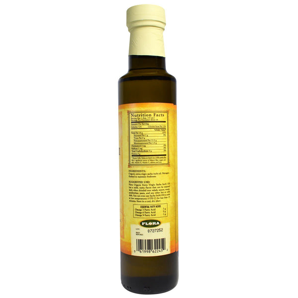 Flora, Organic Extra-Virgin Sacha Inchi Oil, 8.5 fl oz (250 ml) - The Supplement Shop