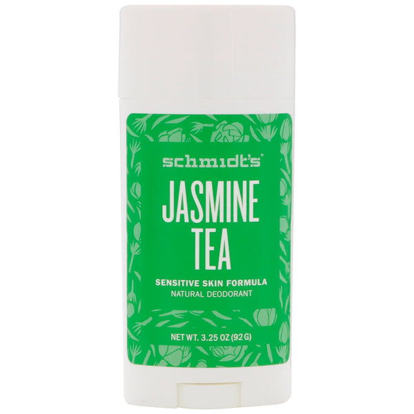 Schmidt's, Natural Deodorant, Sensitive Skin Formula, Jasmine Tea, 3.25 oz (92 g) - The Supplement Shop