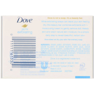Dove, Gentle Exfoliating Beauty Bar, 4 Bars, 4 oz (113 g) Each