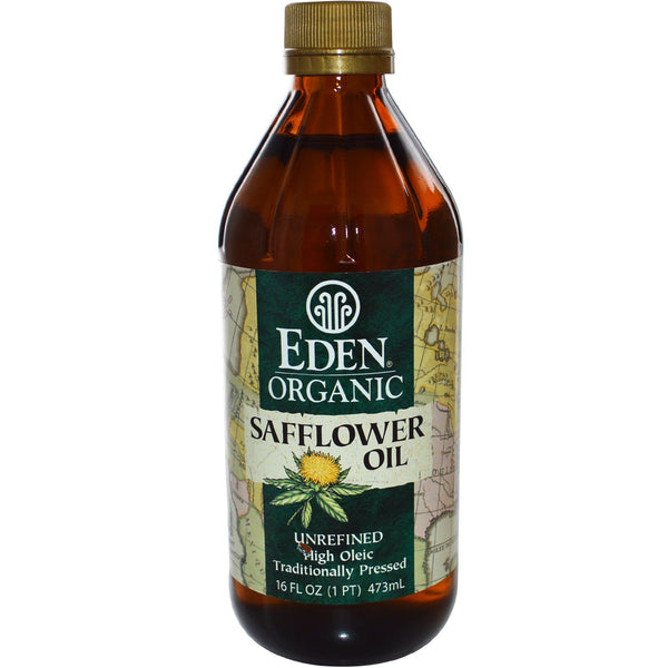 Eden Foods, Organic Safflower Oil, Unrefined, 16 fl oz (473 ml) - The Supplement Shop