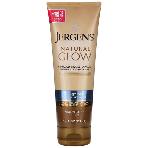 Jergens, Natural Glow, Firming Daily Moisturizer, Medium to Tan, 7.5 fl oz (221 ml) - The Supplement Shop