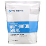Lake Avenue Nutrition, Whey Protein Isolate, Creamy Chocolate, 2 lb (907 g) - The Supplement Shop