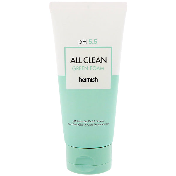 Heimish, All Clean Green Foam, Cleanser, 150 g - The Supplement Shop