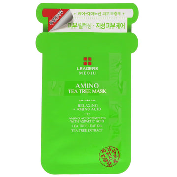 Leaders, Mediu, Amino Tea Tree Mask, 1 Sheet, 25 ml