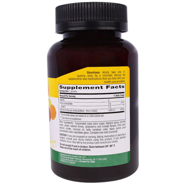 Country Life, Vegan D3 Gummies, Lemon, Strawberry & Orange Flavors, 25 mcg (1,000 IU), 60 Gummies