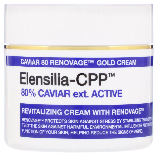 Elensilia, Elensilia-CPP, Caviar 80 Renovage Gold Cream, 50 g - The Supplement Shop