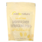 Mild By Nature, Automatic Dishwashing Detergent Pods, Lemon Scent, 10 Loads, 0.39 lbs, 6.24 oz (177 g) - The Supplement Shop