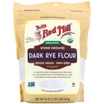 Bob's Red Mill, Organic Dark Rye Flour, Whole Grain, 20 oz (567 g) - The Supplement Shop
