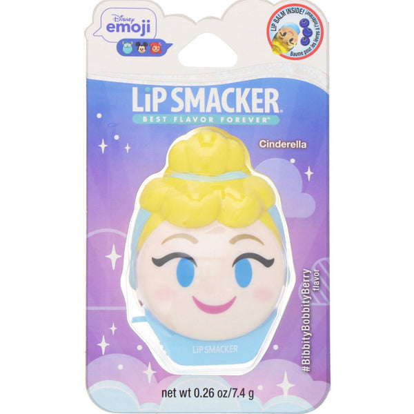 Lip Smacker, Disney Emoji Lip Balm, Cinderella, #BibbityBobbityBerry, 0.26 oz (7.4 g) - The Supplement Shop