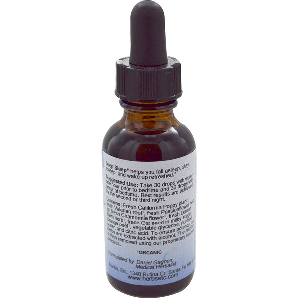 Herbs Etc., Deep Sleep, Alcohol Free, 1 fl oz (29.5 ml) - The Supplement Shop