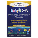 Oslomega, Norwegian Baby’s DHA with Vitamin D3, 2 fl oz (60 ml) - The Supplement Shop