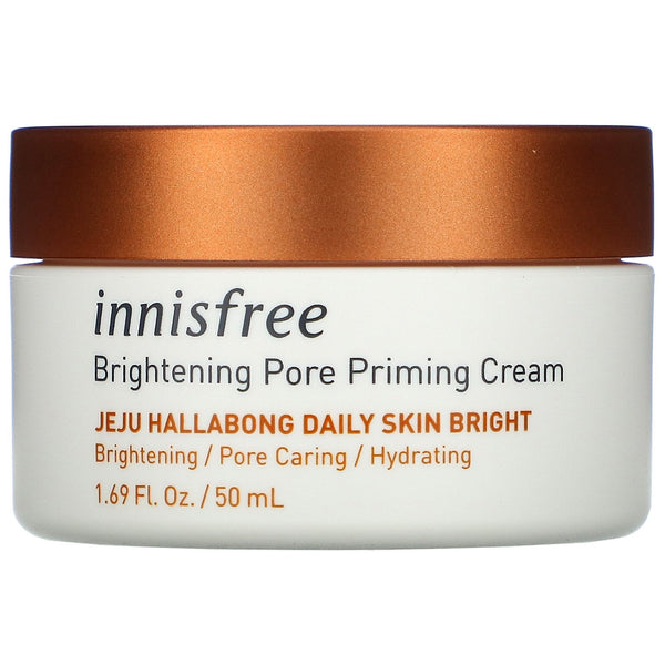 Innisfree, Jeju Hallabong Daily Skin Bright, Brightening Pore Priming Cream, 1.69 fl oz (50 ml) - The Supplement Shop
