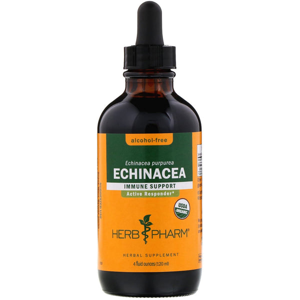 Herb Pharm, Echinacea, Alcohol-Free, 4 fl oz (120 ml) - The Supplement Shop