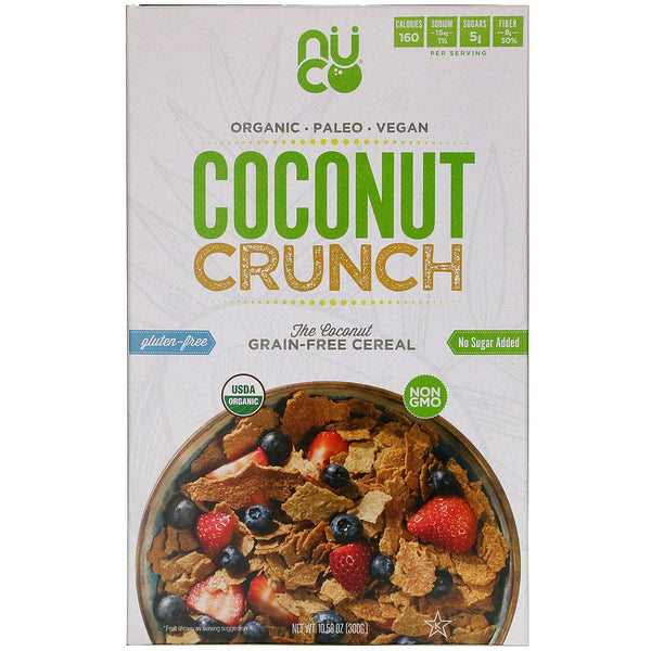 NUCO, Coconut Crunch Cereal, 10.58 oz (300 g) - The Supplement Shop