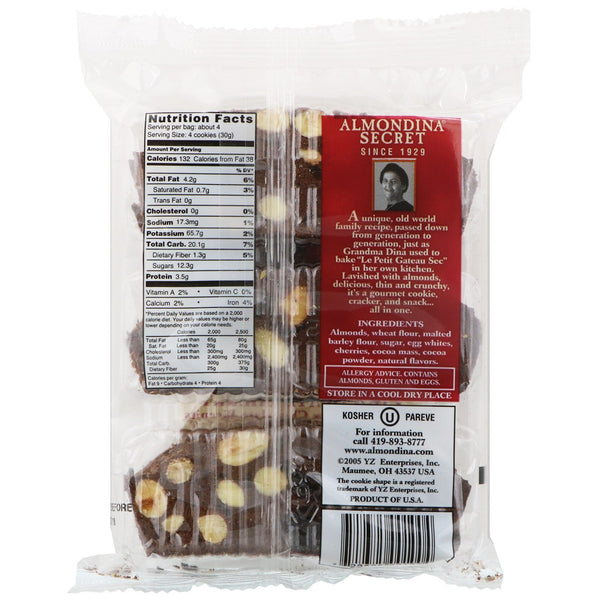 Almondina, Chocolate Cherry, Almond Cherry Chocolate Biscuits, 4 oz (113.4 g) - The Supplement Shop