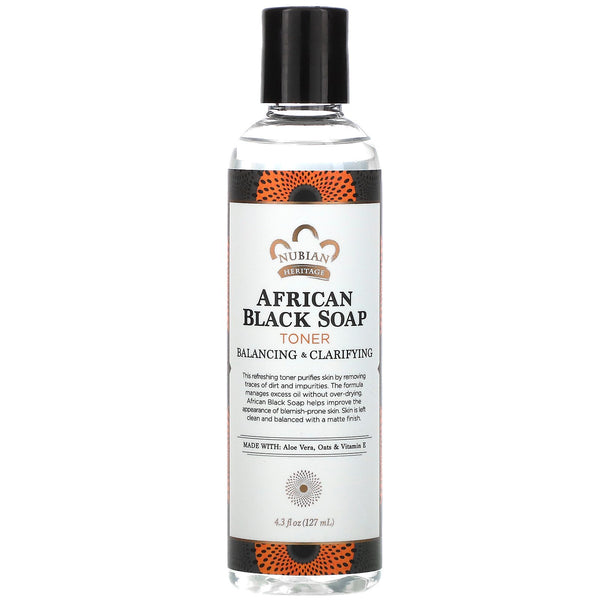 Nubian Heritage, African Black Soap Toner, 4.3 fl oz (127 ml) - The Supplement Shop