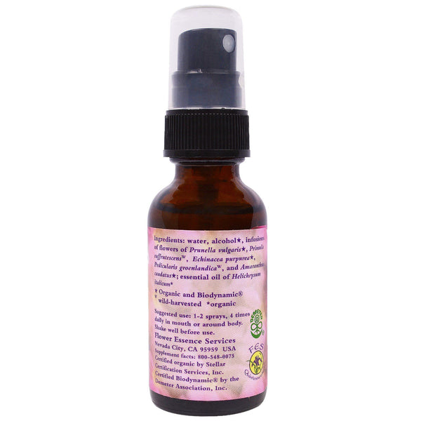Flower Essence Services, Magenta Self-Healer, Flower Essence & Essential Oil, 1 fl oz (30 ml) - The Supplement Shop