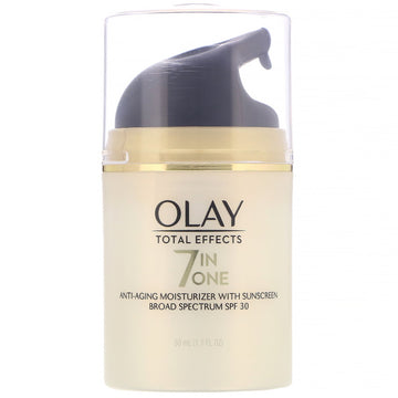 Olay, Total Effects, 7-in-One Anti-Aging Moisturizer with Sunscreen, SPF 30, 1.7 fl oz (50 ml)