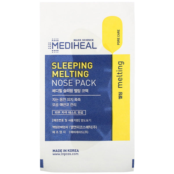 Mediheal, Sleeping Melting Nose Pack, 3 Pack - The Supplement Shop