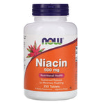 Now Foods, Niacin, 500 mg, 250 Tablets - The Supplement Shop