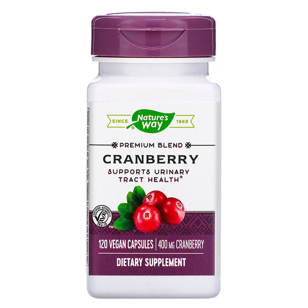 Nature's Way, Cranberry, 400 mg, 120 Vegan Capsules - The Supplement Shop