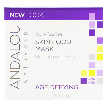 Andalou Naturals, Skin Food Beauty Mask, Avo Cocoa, 1.7 oz (50 g)