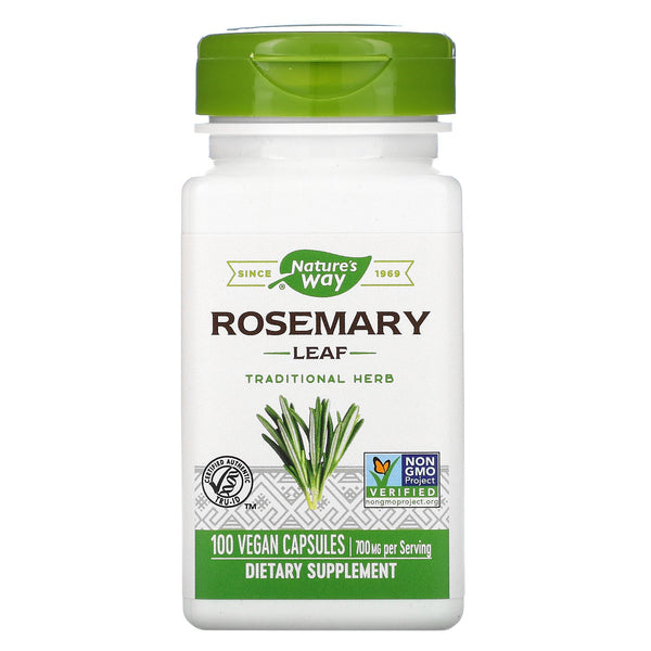 Nature's Way, Rosemary Leaf, 100 Vegan Capsules - The Supplement Shop