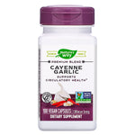 Nature's Way, Cayenne Garlic, 1,060 mg, 100 Vegan Capsules - The Supplement Shop