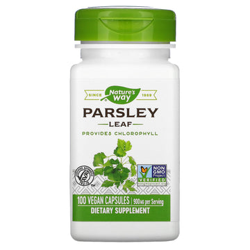 Nature's Way, Parsley Leaf, 900 mg, 100 Vegan Capsules