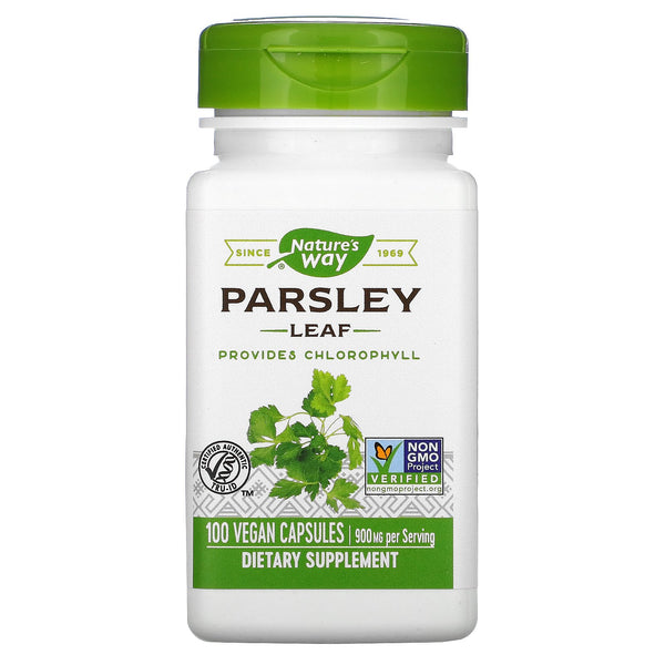 Nature's Way, Parsley Leaf, 900 mg, 100 Vegan Capsules - The Supplement Shop