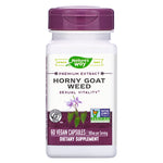 Nature's Way, Horny Goat Weed, 500 mg, 60 Vegan Capsules - The Supplement Shop