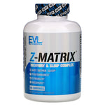 EVLution Nutrition, Z-Matrix, Recovery & Sleep Complex, 240 Capsules - The Supplement Shop
