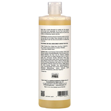 Nature's Gate, Tea Tree & Sea Buckthorn Shampoo for Oily Hair, 16 fl oz (473 ml)