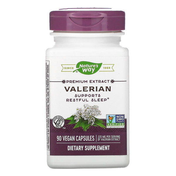 Nature's Way, Valerian, 220 mg, 90 Vegan Capsules - The Supplement Shop