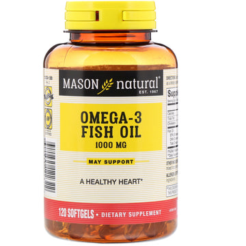 Mason Natural, Omega-3 Fish Oil, 1,000 mg, 120 Softgels