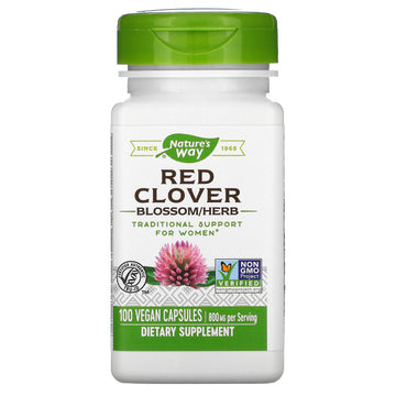 Nature's Way, Red Clover Blossom/Herb, 100 Vegan Capsules (400 mg per Capsule)