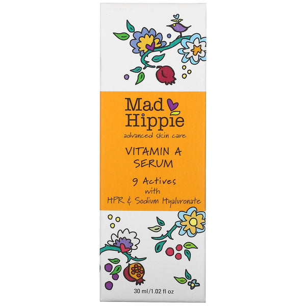 Mad Hippie Skin Care Products, Vitamin A Serum, 1.02 fl oz (30 ml) - The Supplement Shop