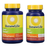 Renew Life, Liver Detox, 30-Day Cleansing Program, 2 Bottles, 60 Vegetarian Capsules Each - The Supplement Shop