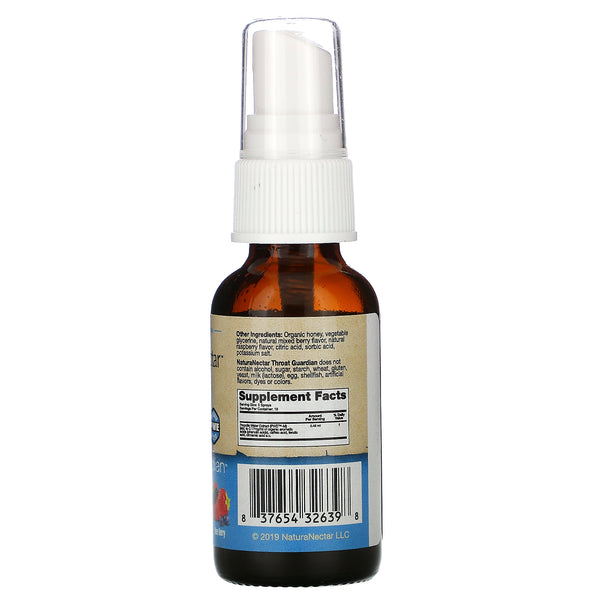 NaturaNectar, Throat Guardian Spray, Bee Berry, 10 ml - The Supplement Shop