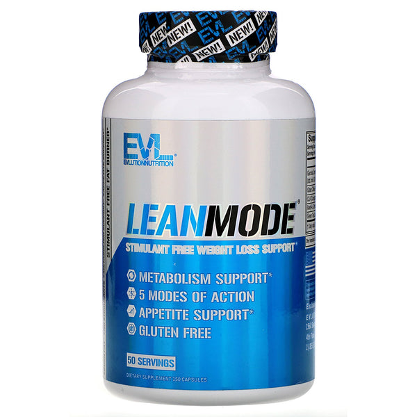 EVLution Nutrition, LeanMode, Stimulant-Free Fat Burner, 150 Capsules - The Supplement Shop