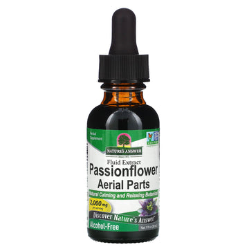 Nature's Answer, Passionflower Aerial Parts, Alcohol-Free, 2,000 mg, 1 fl oz (30 ml)