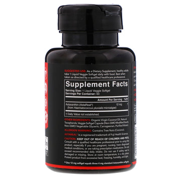 Sports Research, Astaxanthin Made With Coconut Oil, Triple Strength, 12 mg, 60 Veggie Softgels