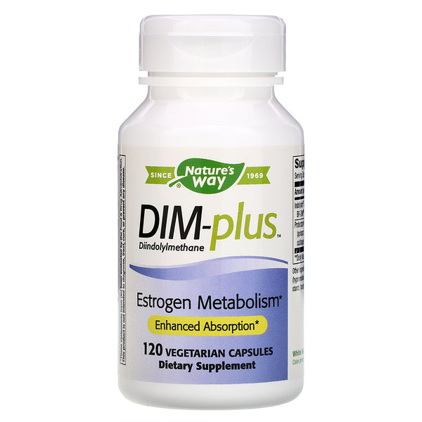 Nature's Way, DIM-plus, Estrogen Metabolism, 120 Vegetarian Capsules - The Supplement Shop