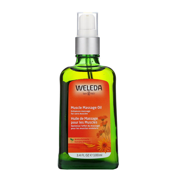 Weleda, Muscle Massage Oil, Arnica Extracts, 3.4 fl oz (100 ml) - The Supplement Shop