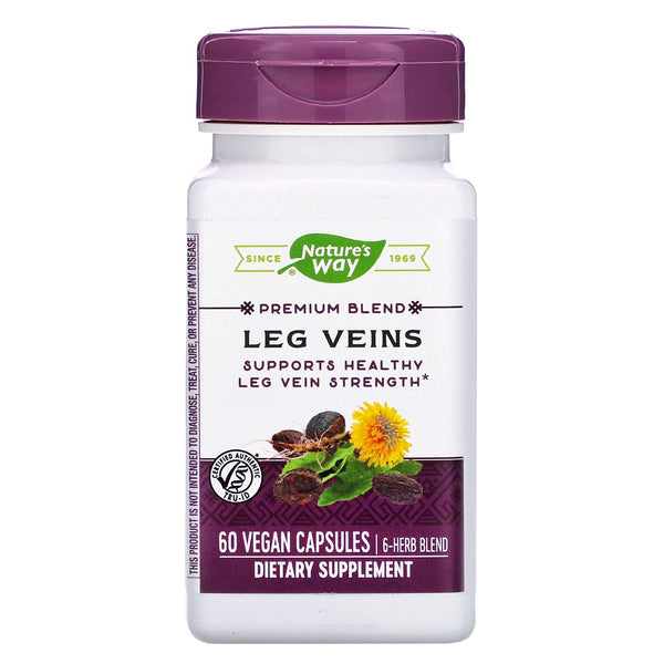 Nature's Way, Premium Blend, Leg Veins, 60 Vegan Capsules